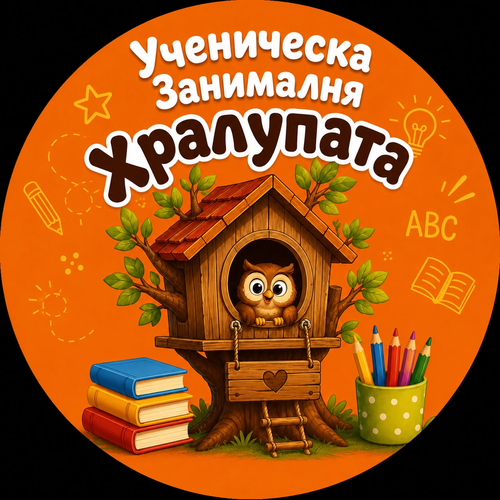Лого: Ученическа Занималня „Хралупата“